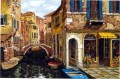 YXJ0436e Impressionismus Venedig Landschaft